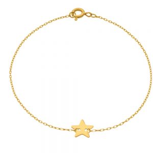 Bratara cu stea din aur de 14k