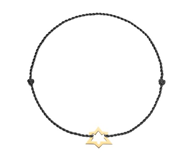 Bratara snur "6fort" din aur de 14k