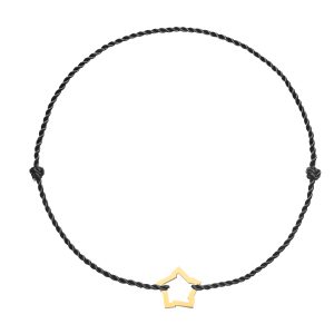 Bratara snur "5fort" din aur de 14k
