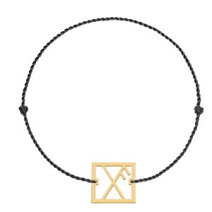 Bratara snur "The Rune of Luck" din aur de 14k