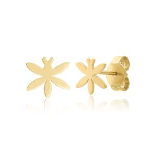 Cercei "Firefly" mici din aur de 14k