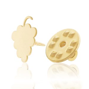 Insigna strugure din aur de 14K