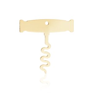 Insigna tirbuson din aur de 14k